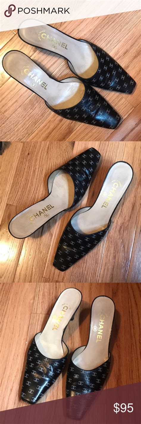 kitten heels chanel|chanel kitten heel mules.